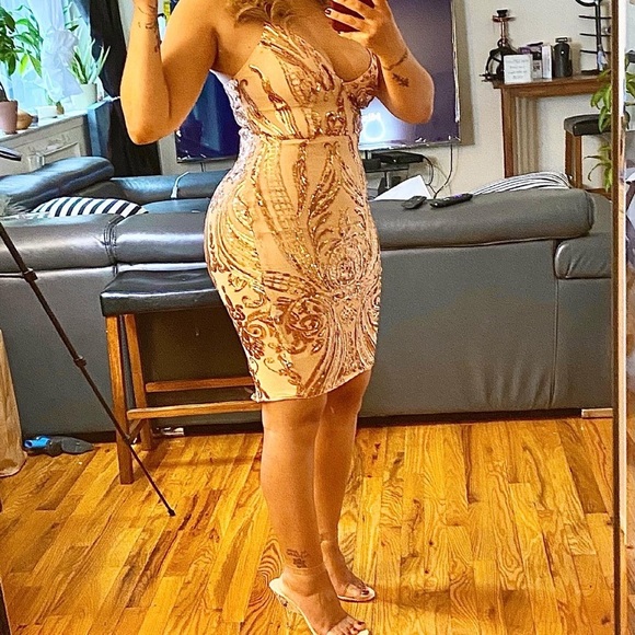 Shop 17 Dresses & Skirts - Rose Gold Dress by Shop 17